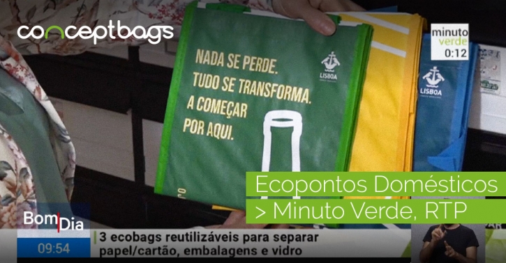 Ecopontos Domésticos Recicláveis - Minuto Verde, RTP